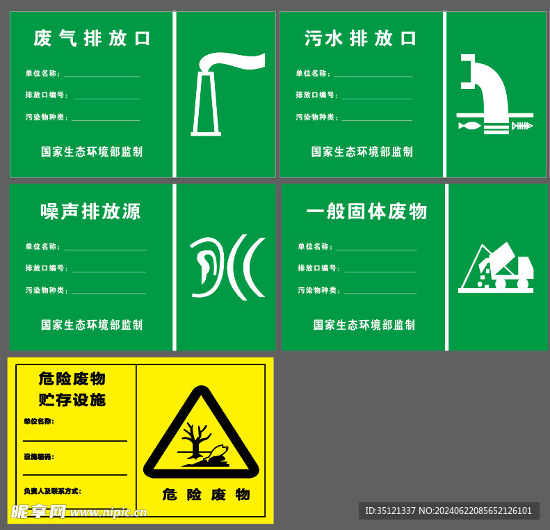 废气排放标牌