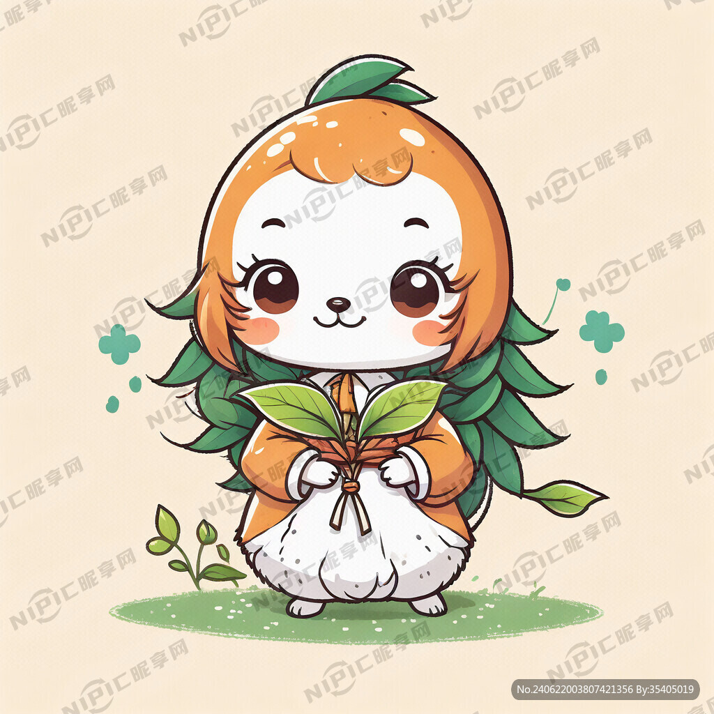 设计百草幼儿园吉祥物吉祥物是小