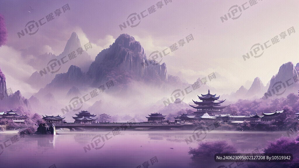 浅紫色背景