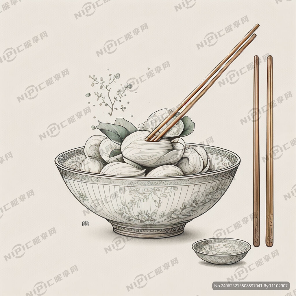 筷子 碗 标志