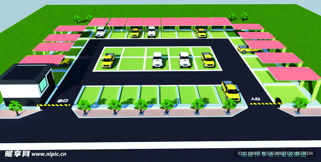 停车场模型