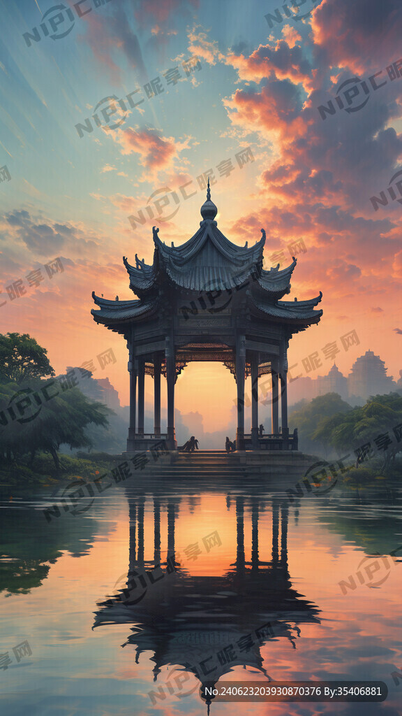 简单明了 泗水亭 主题突出