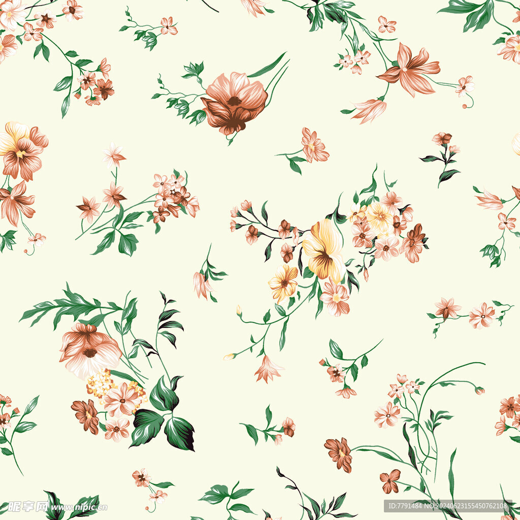 手绘花