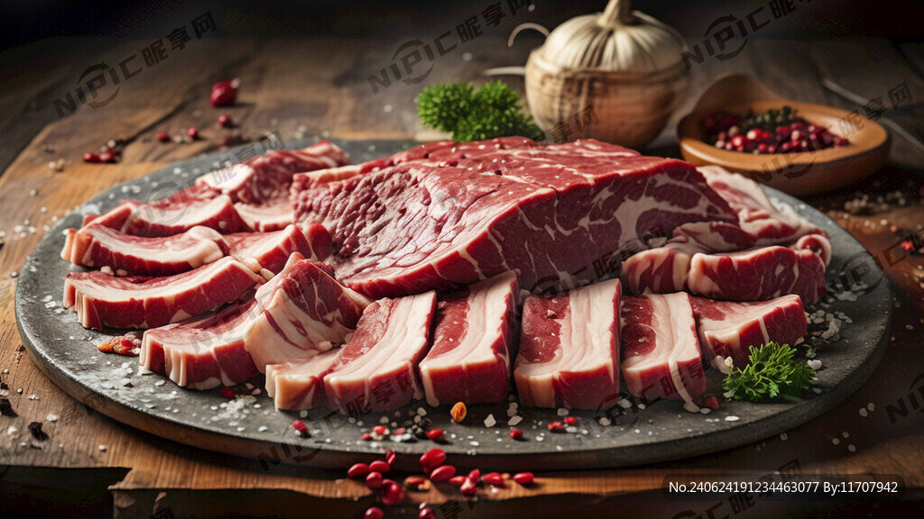 牛肉切片  盘装牛肉