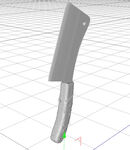 C4D模型 菜刀