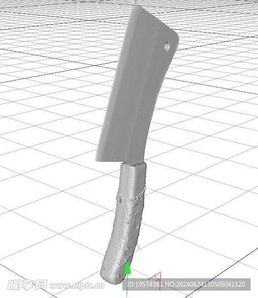 C4D模型 菜刀