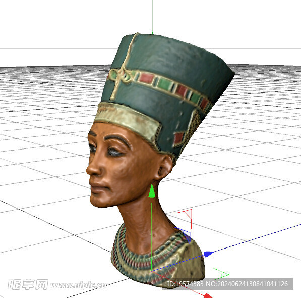 C4D模型 埃及雕像
