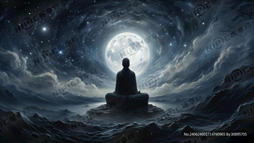 月亮 星云 黑夜 本我 真我