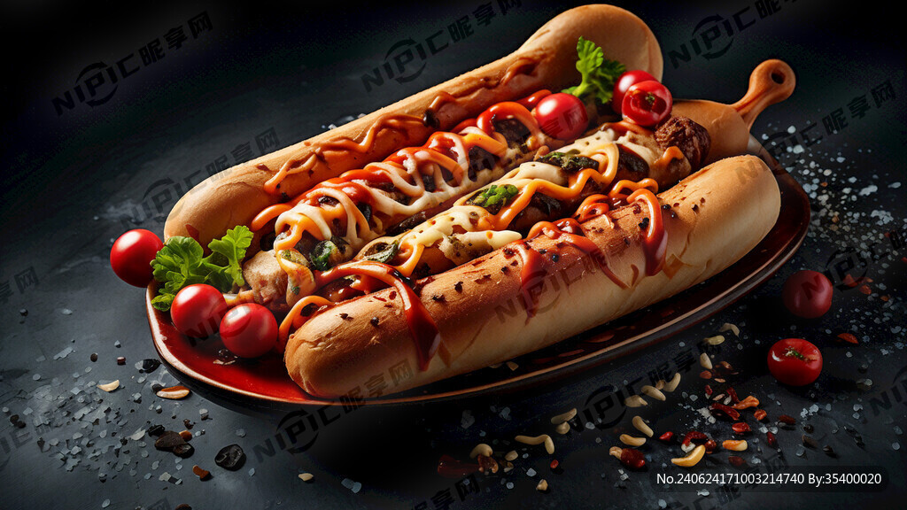 热狗 牛排 意面 产品图片