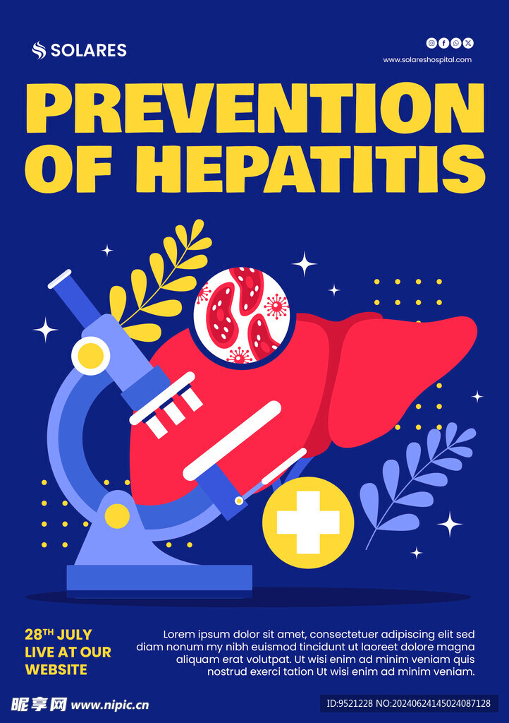 世界肝炎日宣传单