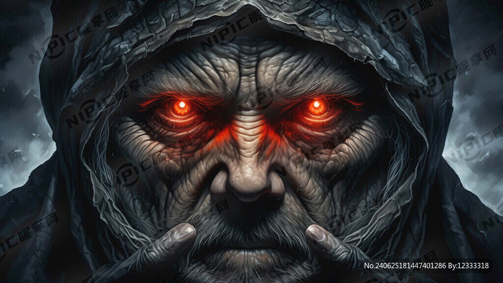 黑暗中苍老的双眼