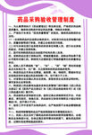 药品采购验收管理制度