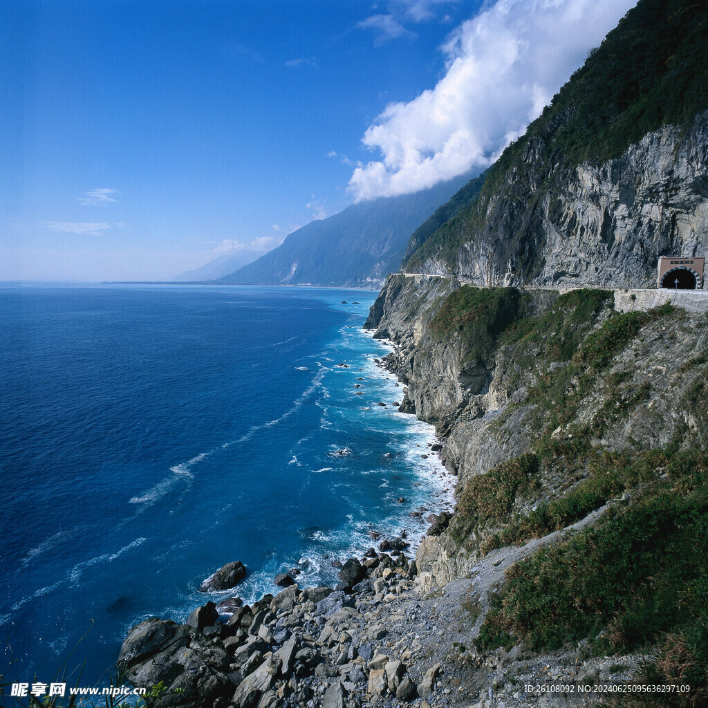 山水风光背景模板