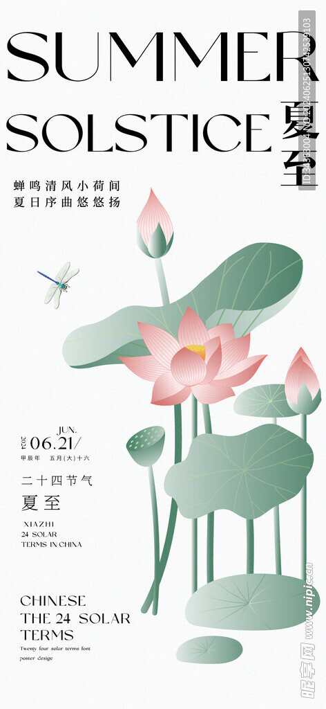 花卉节气海报