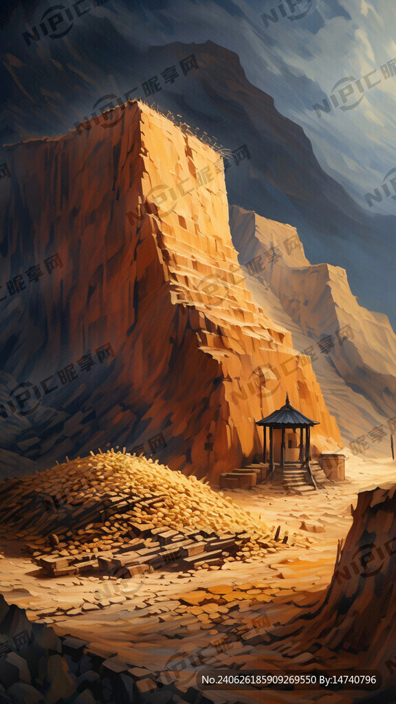 小米 黄土高原 窑洞 木头
