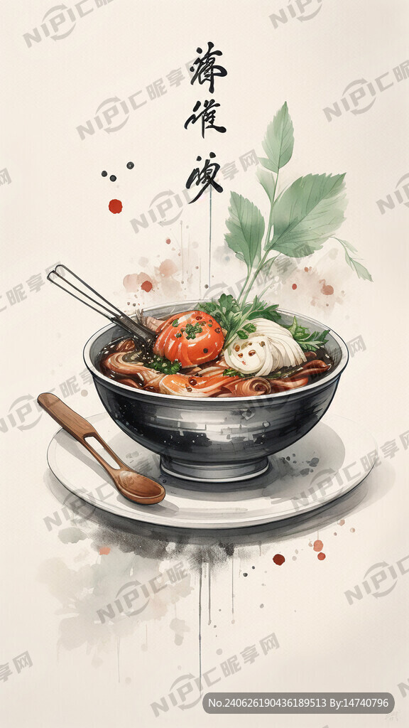 美食文化 中国风 创意菜单