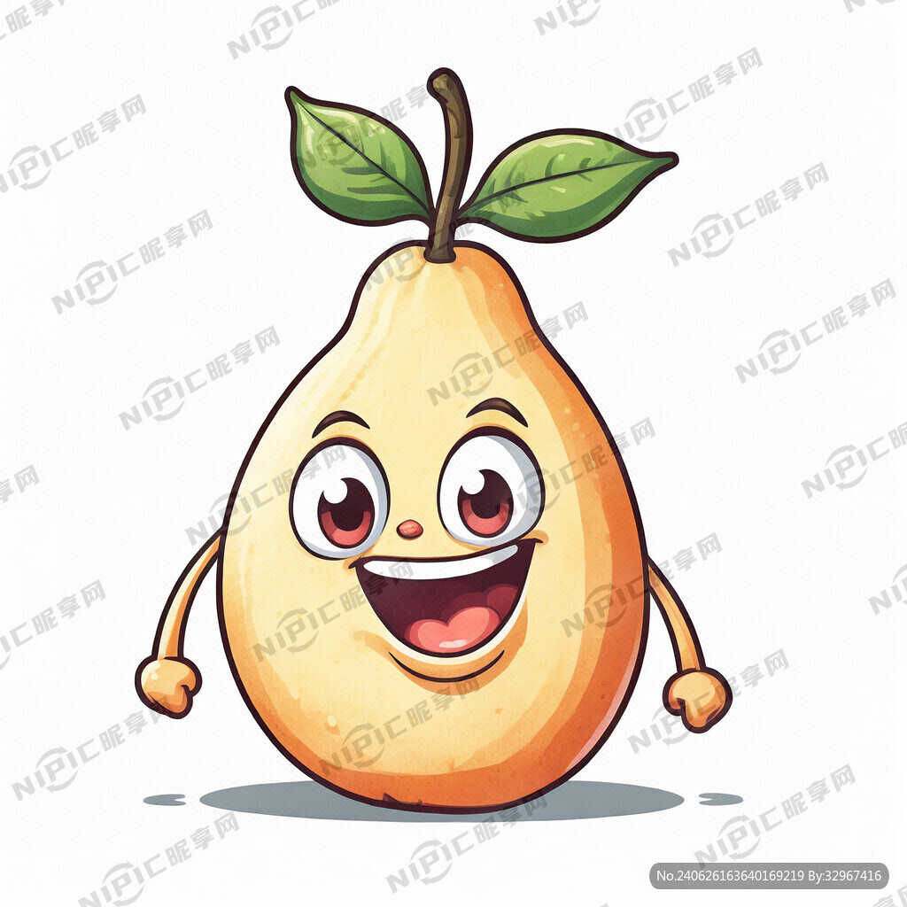卡通珍珠梨