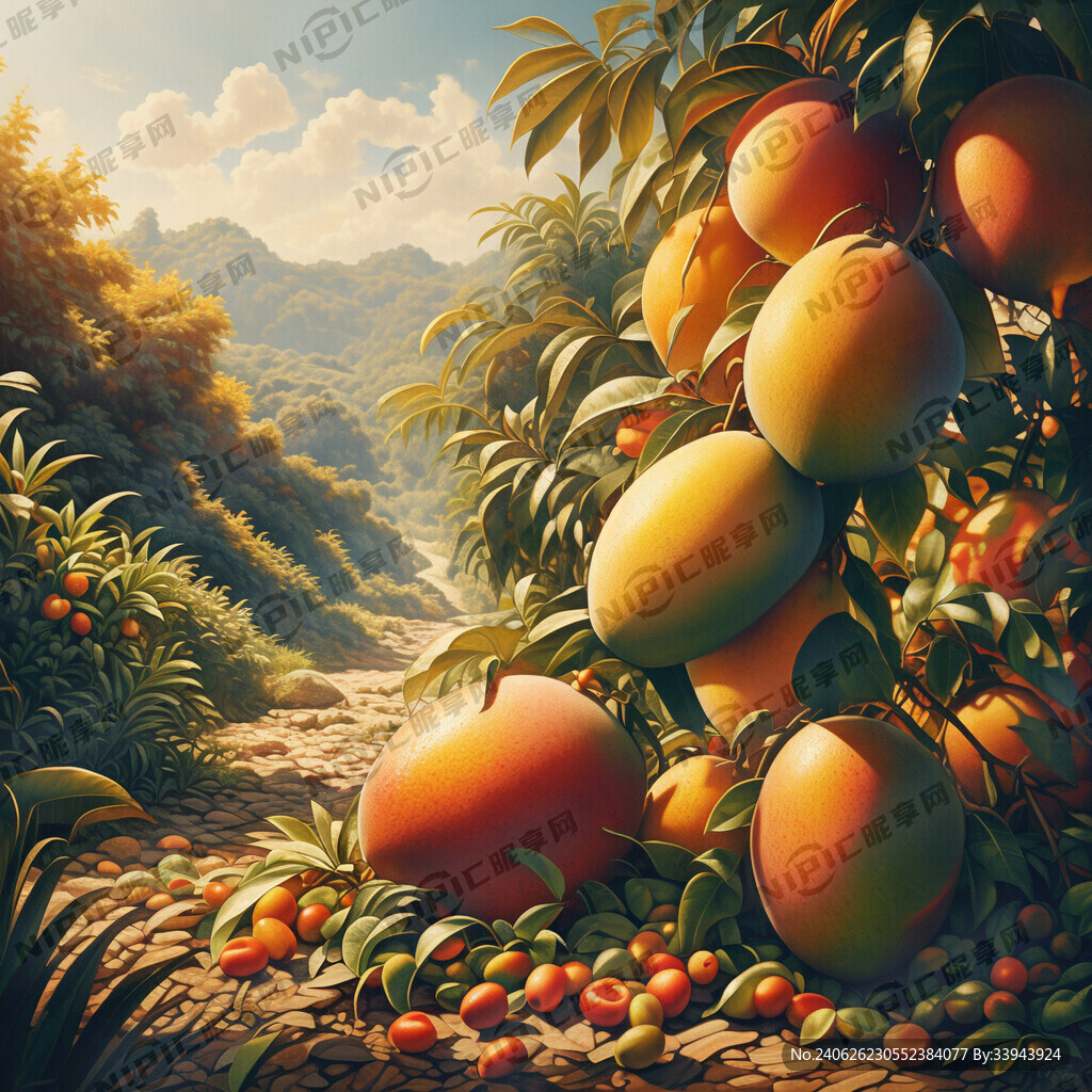 芒果园 果实磊磊