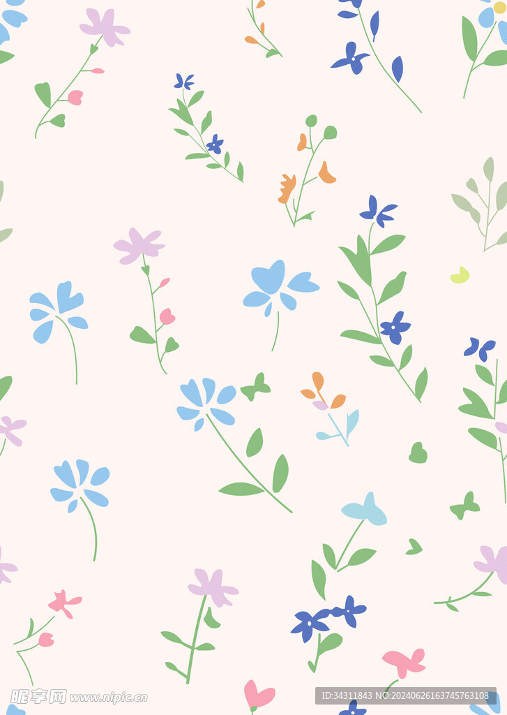 清新花