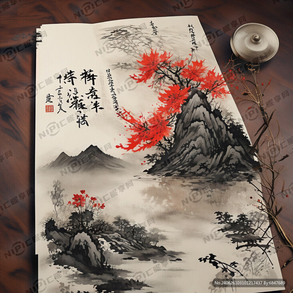 茶叶画册 简约 中国风