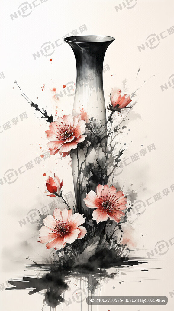 中式花瓶