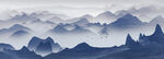 水墨山水画          