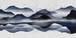 水墨山水画          