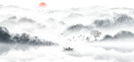 水墨山水画          
