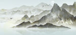 水墨山水画          