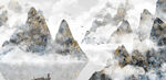 水墨山水画          