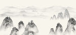 水墨山水画          