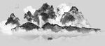 水墨山水画          