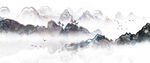 水墨山水画          