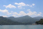 湖水山天空