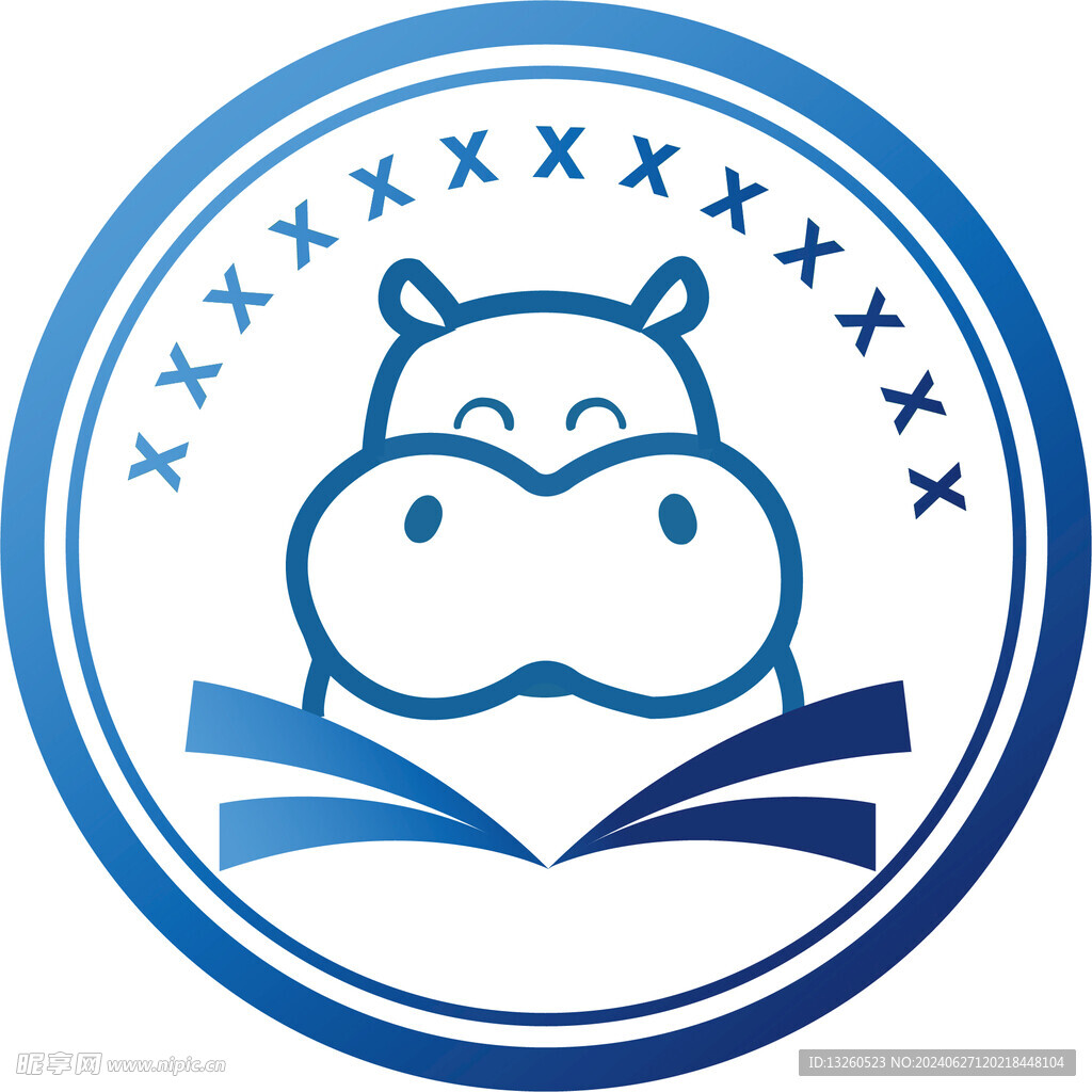 河马留学logo