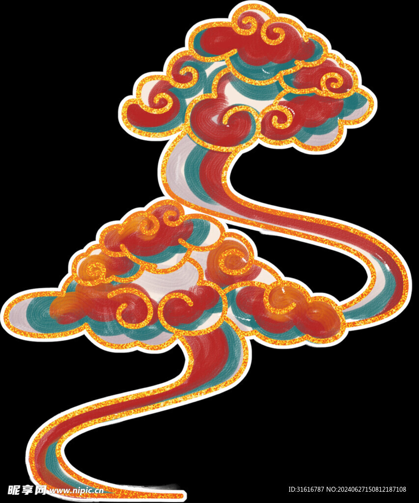 中式 祥云 