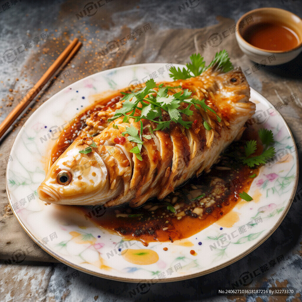 香酥小黄鱼 彩绘