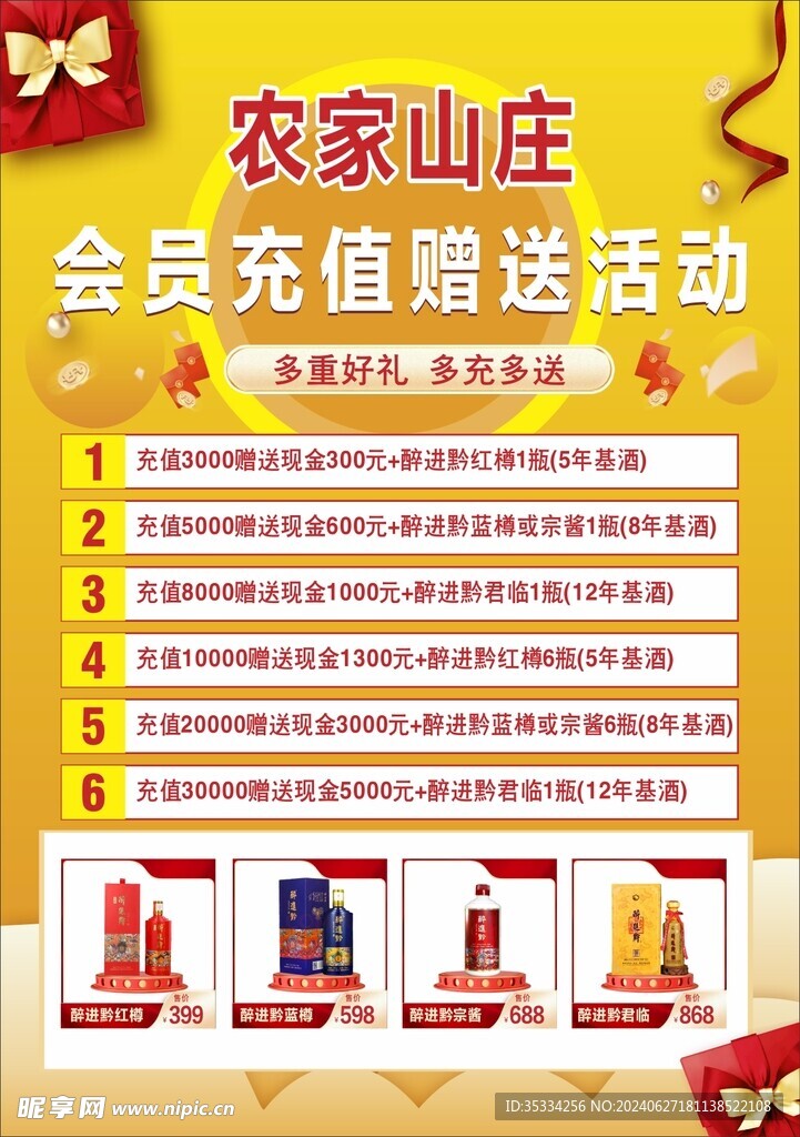 充值海报