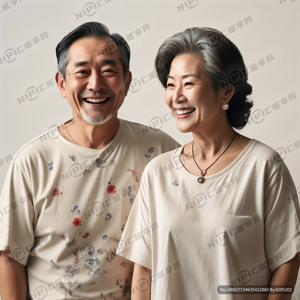 中老年人 夫妻两人 亚洲