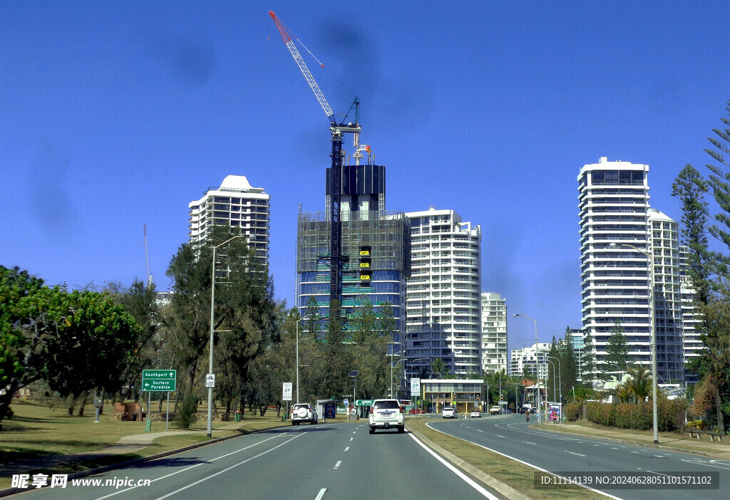 澳大利亚黄金海岸城市风景