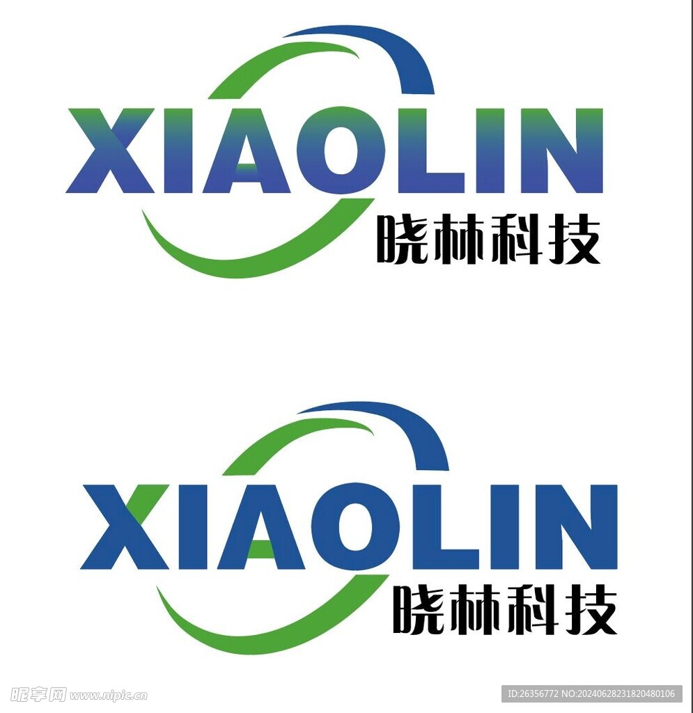 科技字母logo设计