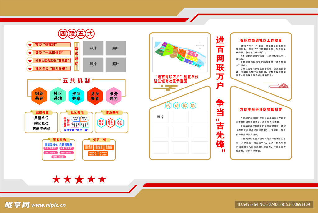 社区党建文化墙