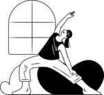 瑜伽姿势插图   