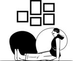 瑜伽姿势插图   