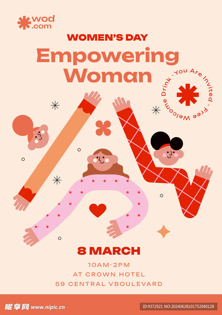 妇女节创意宣传海报