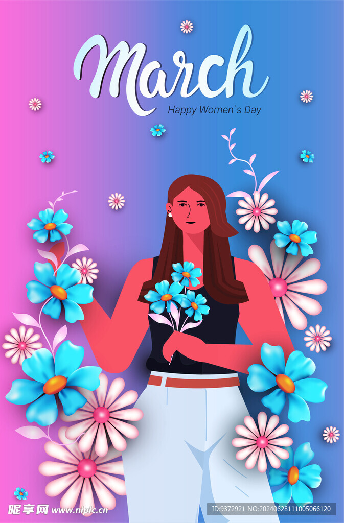 矢量妇女节海报