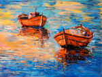 水彩油画           
