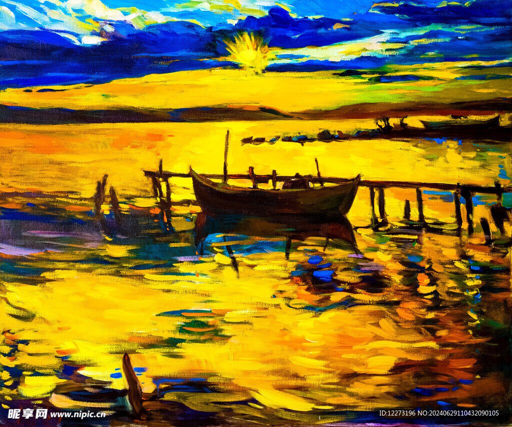 水彩油画           