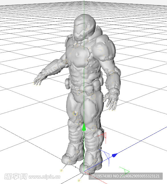 C4D模型 机器人