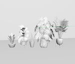C4D模型 绿色植物